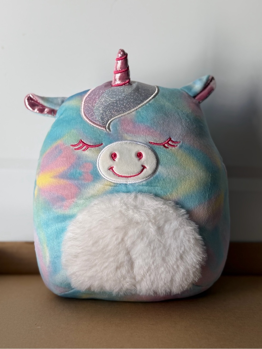 8” Squishmallows Pastel Tie Dye Unicorn Plush NWT